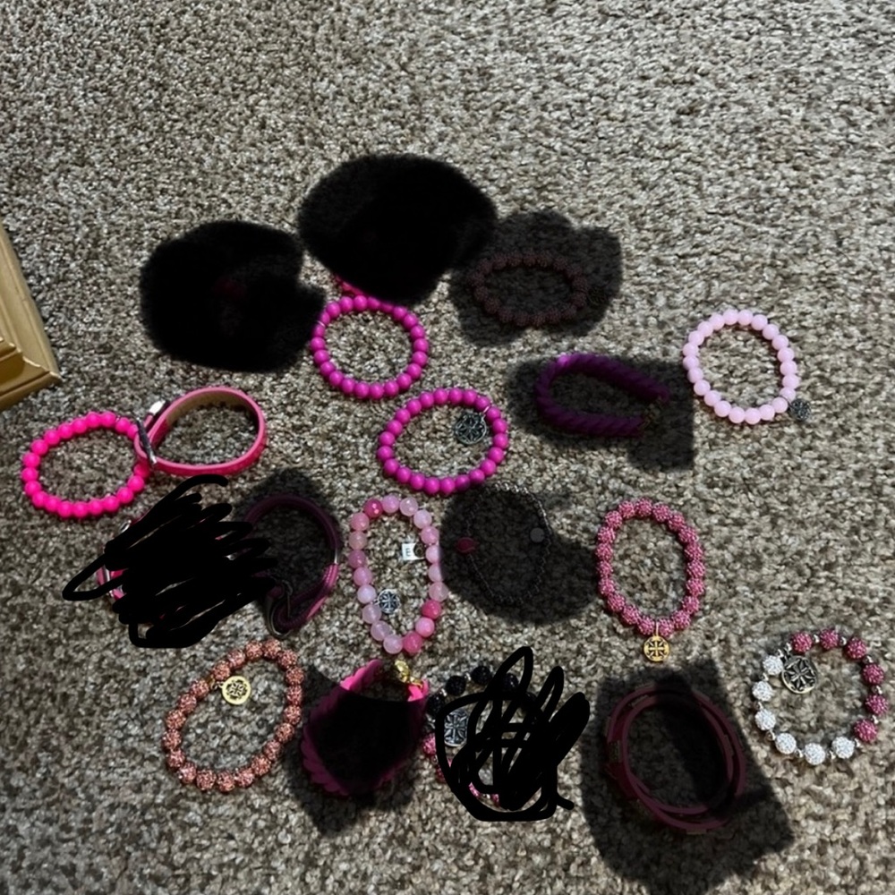 Rustic Cuff pink bracelets EUC Buy 1 or buy them all